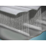 Надувной матрас INTEX Classic Downy Fiber-Tech 64765, 152×203×25 см, с подушками и насосом